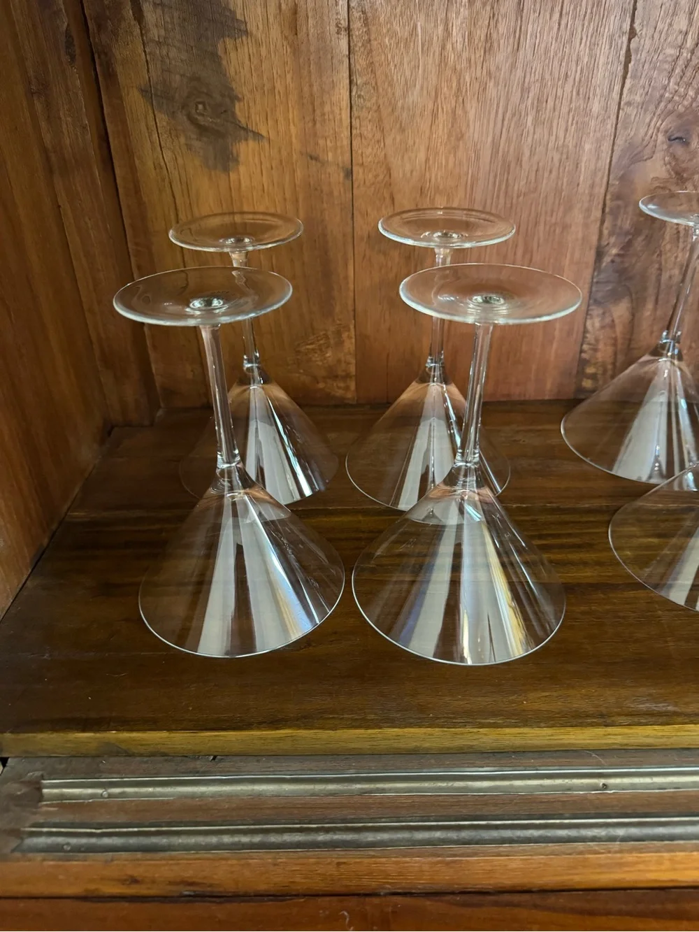 Williams Sonoma Clear Martini Glasses - Set of 4 hand blown from Hungary